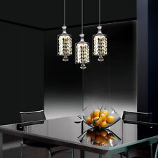 Modern LED Pendant Lamp Crystal Ceiling Light Dining Room Chandelier 3 Lighting picture