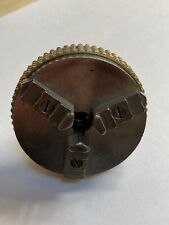 VINTAGE WOLF JAHN Watchmaker Lathe 3 Jaw Chuck 8mm GERMANY BRASS picture
