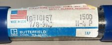 Vintage Union Butterfield 1010157 7/8-9NC 1500 H-4P Tap Metal Works picture