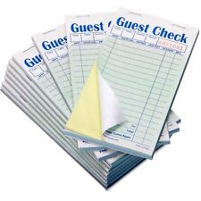 Double Part Guest Check Pads for Restaurants, Server Note Pads Total 500 Shee... picture