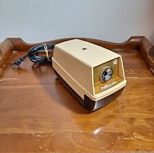 Vintage Panasonic Electric Pencil Sharpener KP-33S Tan/Gold - Tested, WORKS  picture