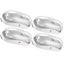 4-Pack LED Wet Location Outdoor Emergency Light with Battery Backup, UL Listed picture