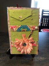 Handmade OOAK Floral Junk Journal Scrapbook Altered Book *FREE SHIPPING* picture