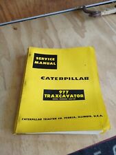 VINTAGE CATERPILLAR 977 TRACK LOADER TRAXCAVATOR 53A1-UP SERVICE MANUAL picture