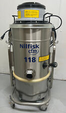 NILFISK CFM 118 Stainless Steel Industrial Vacuum Cleaner, Single Phase MAINE picture