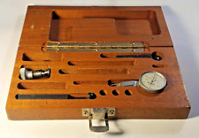 Vintage Brown and Sharpe BesTest 7030-2 Dial Test Indicator w/ Wood Case  picture
