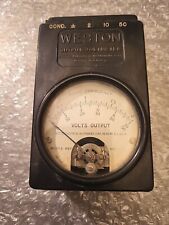 Vintage Weston 687 Output Voltmeter.  Free Fast Shipping  picture