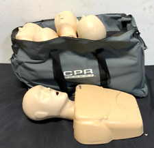 CPR Prompt Adult/Child Training Manikins Tan w/ Travel Bag 5 Pack 204C picture