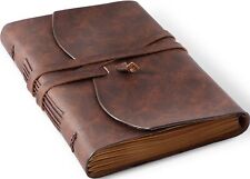 Hotcinfin Leather Bound Journal for Men/Women Rustic Vintage Handmade Large picture