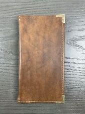 Vintage Hazel USA Planner Leather Writing Pad Portfolio Folio Brown MCM LXXV picture