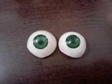 Green Vintage Artificial Antique Pair Eye Natural & Realistic Prosthetic Eye picture