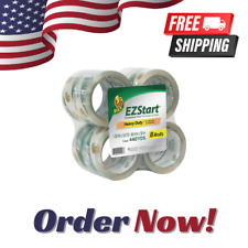Duck EZ Start Clear Packaging Tape, 1.88 in. x 55 yd., 8 Pack picture