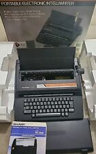 Sharp PA-3000 Typewriter Portable Electric Intelliwriter Vintage WORKS W Box  picture