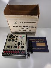 Vintage Lafayette Tube And Transistor Tester 38-01131w picture