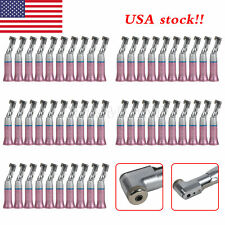 50pc Dental Low Speed Handpiece contra angle Latch Type NSK Style Pink picture