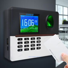 HOMSECUR Biometric Fingerprint Attendance Time Clock With RFID Reader+WiFi+USB picture