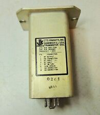 1 MHz CTS Knights crystal oscillator standard oven JK Products Tested picture
