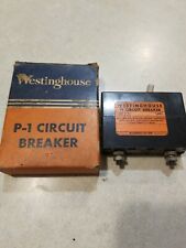 Vintage Westinghouse P-1 Circuit Breaker 120 volts a c 64 volts d c with box picture