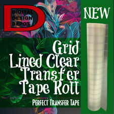 Clear Transfer Tape with Alignment Grid for Vinyl 12in. x 30ft.  picture