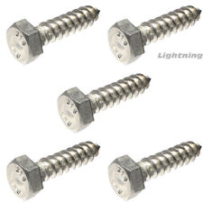 316 Marine Grade Stainless Steel Hex  Head Lag Bolt Screw  1/4 x 4'' Qty 50 picture