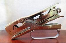 VINTAGE ACE 702 STAPLER STAPLING PLIER ALL METAL MADE IN USA WORKS GREAT picture