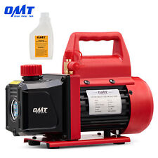 Rotary Vane Vacuum Pump 4.5 cfm 1/3 hp Single Stage AC Vacuum Pump Oil Included picture