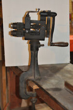 Vintage Peck Stow & Wilcox Stove Pipe, Duct Pipe Bead Crimper with Base, Smooth picture