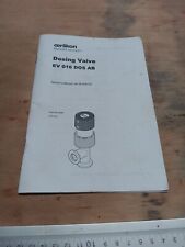 Leybold Vacuum Pump Dosing Valve Ev 016 Dos Ab Operation Instruction Owner Users picture