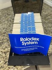 Vintage Rolodex VIP-24C Covered Card File w Index Tabs & Blank Cards New No Box picture