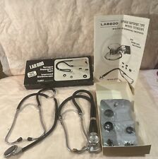 Vintage Labtron Sprague Rappaport Stethoscope LAB600 Original Box + Extra picture