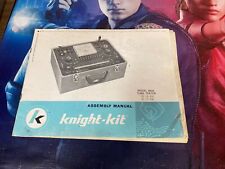 VINTAGE KNIGHT 600 VACUUM TUBE TESTER Model 600a Assembly Manual picture