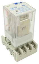 Yuco Ice Cube General Purpose 8-Pin Relay + Socket 2PDT 10 Amp Choose Voltage picture