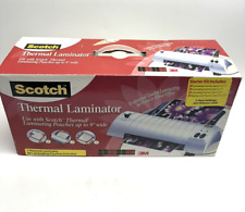 VINTAGE NOS Scotch Tl901 Thermal Laminator 2 Roller System With 100 Pouches picture