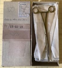 Box Of 8 Vintage ￼Forceps With 2 Vintage Tweezers 1960’s  Czech INV-AE20F picture