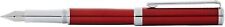 Sheaffer Intensity Engraved Red Lacquer Medium Nib Fountain Pen Gift Set picture