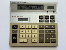 Texas Instruments Vintage BA-20 Profit Manager Calculator Solar Works picture
