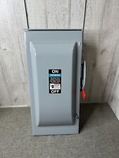 Siemens GF323NR 100 Amp 3 Pole 240-Volt 4 Wire Fused General Duty Outdoor Switch picture
