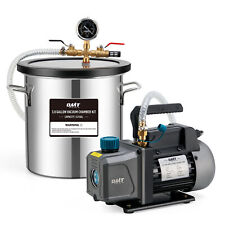 OMT 3 Gallon Vacuum Chamber Kit with 1/4 hp 3.5 cfm Vacuum Pump for Degassing picture