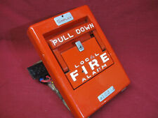 Vintage Simplex Fire Alarm Pull Station 123 Untested Working Pull Down Gears #2 picture