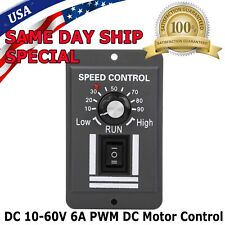 DC 10-60V 6A PWM DC Motor Speed Controller Reversible Switch Regulator Switch  picture