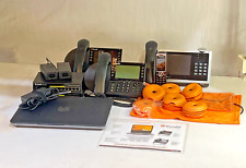 ShoreTel VoIP Demo Kit w/ Phones, PoE Router, HP Laptop, & Rolling Backpack picture