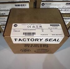New Factory Sealed AB 1768-L43 SER D CompactLogix L43 2MB Memory Controller picture