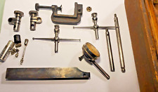 Vintage Starrett 196 Dial Test Indicator Set Original Wood Case Machinist Tools picture