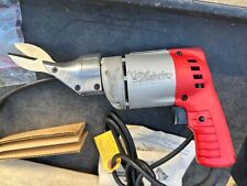 VINTAGE MILWAUKEE 6860 HEAVY DUTY ELECTRIC SHEARS NEW OLD STOCK RARE MADE IN USA picture