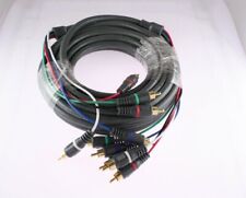 (2 Sets) 24-9444 25-FT SLV Series Component Video and Stereo Audio Cable RCA picture