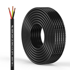 18 Gauge 3 Conductor 18/3Awg Electrical Wire Oxygen-Free Copper Cable 25ft/7.7m picture