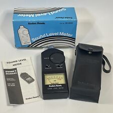 VINTAGE Radio Shack Sound Level Meter 33-2050 With Box, Manual And Case picture