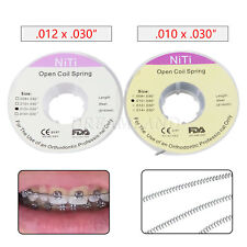 1 Roll Dental Orthodontic Niti Open Coil Spring Spool .010/012 Inch 914mm picture