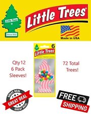 Little Trees 67343 Blackberry Clove Hanging Air Freshener for Car/Home 72 Pack picture