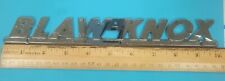 Blaw-Knox Metal Emblem Vintage 10 Inches picture